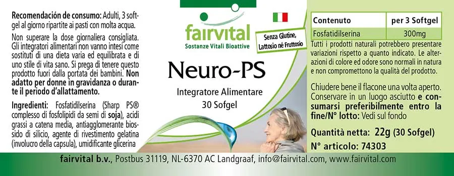 Neuro-PS - 30 Softgels | Fairvital Neuro-PS - 30 Softgels | Fairvital