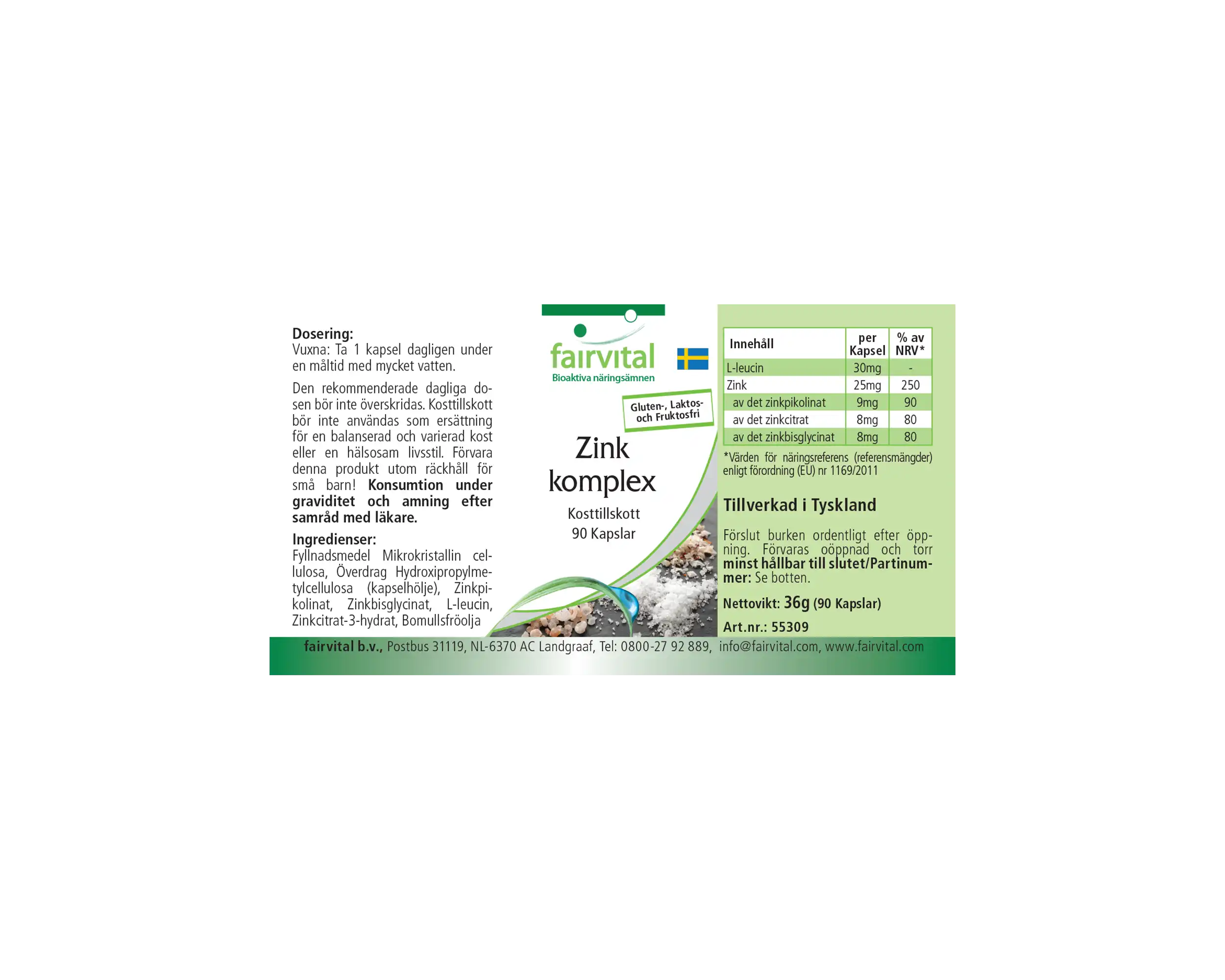 Zinc Complex 25mg