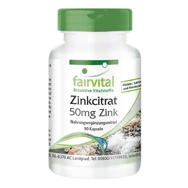 Citrato di zinco con 50 mg di zinco - 90 capsule