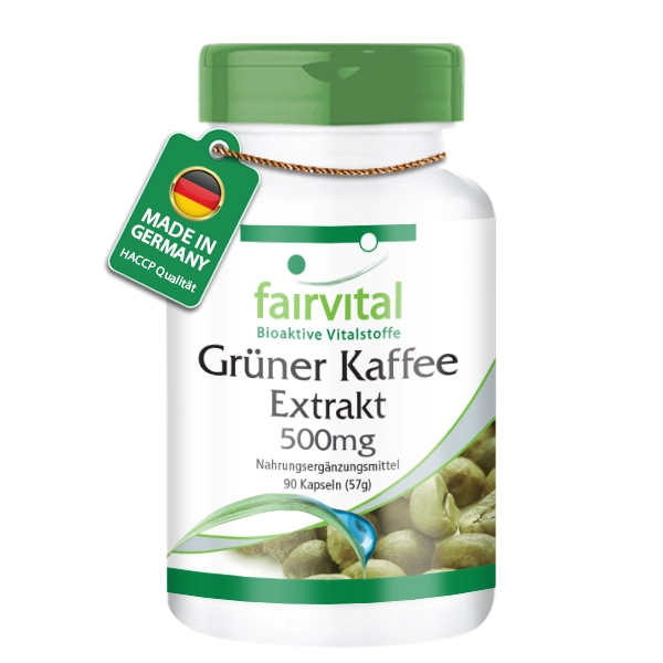 Green Coffee Extract 500mg - 90 Capsules