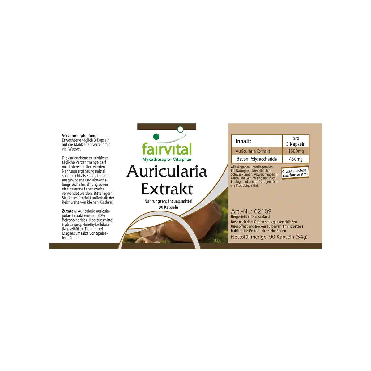 Auricularia Extrakt