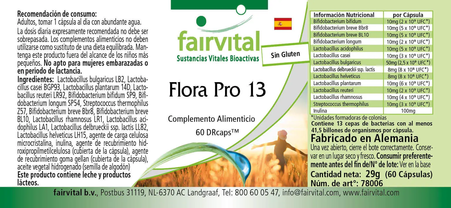 Flora Pro 13 - 60 DRcaps® Flora Pro 13 - 60 DRcaps®