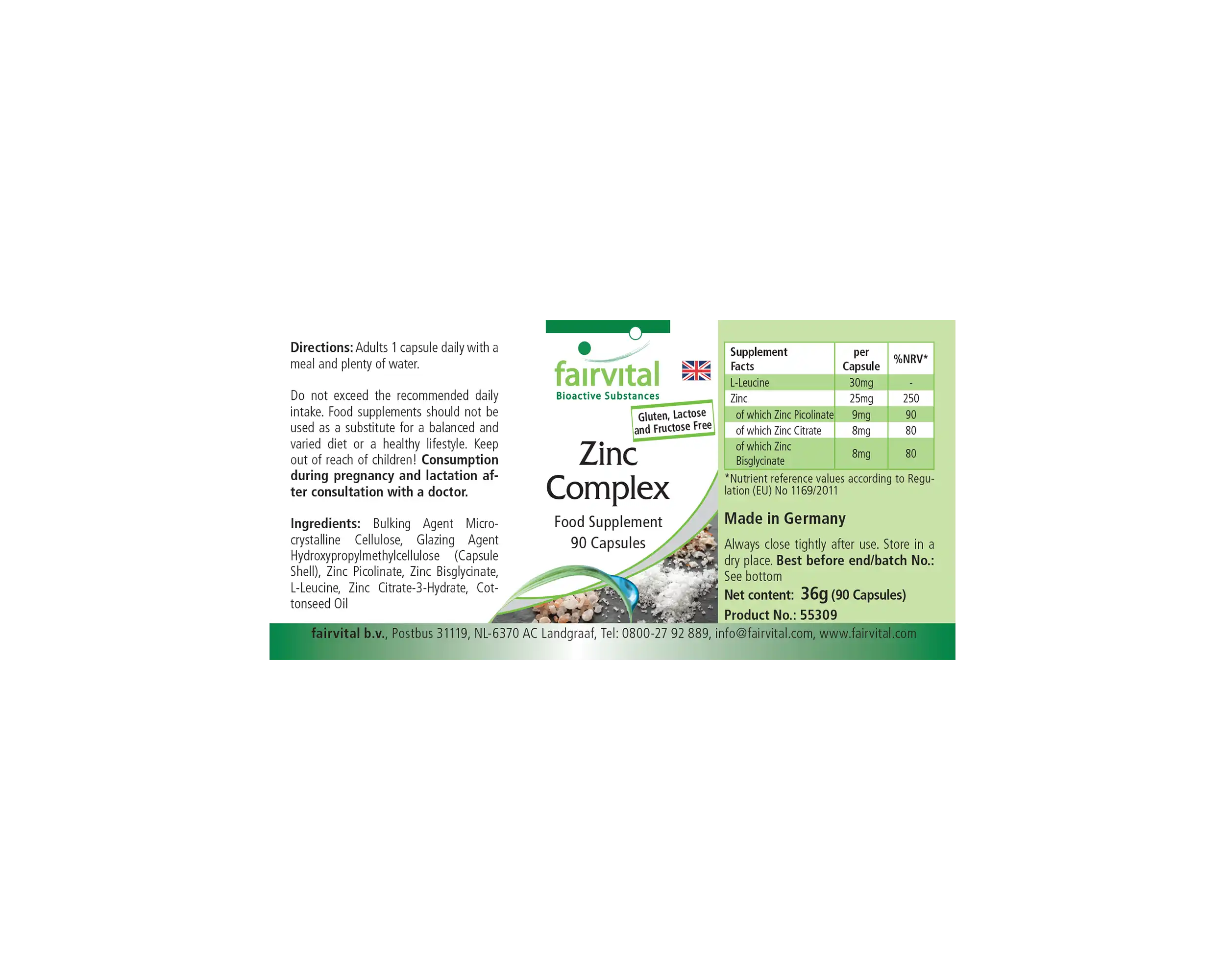 Zinc Complex 25mg