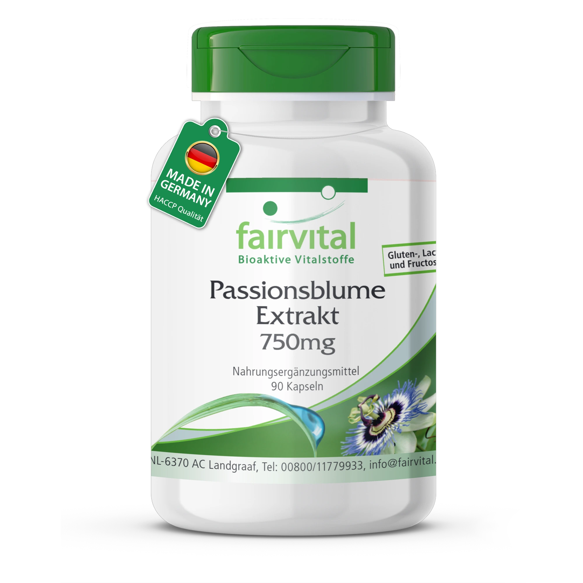 Passionsblume Kapseln Extrakt 750mg