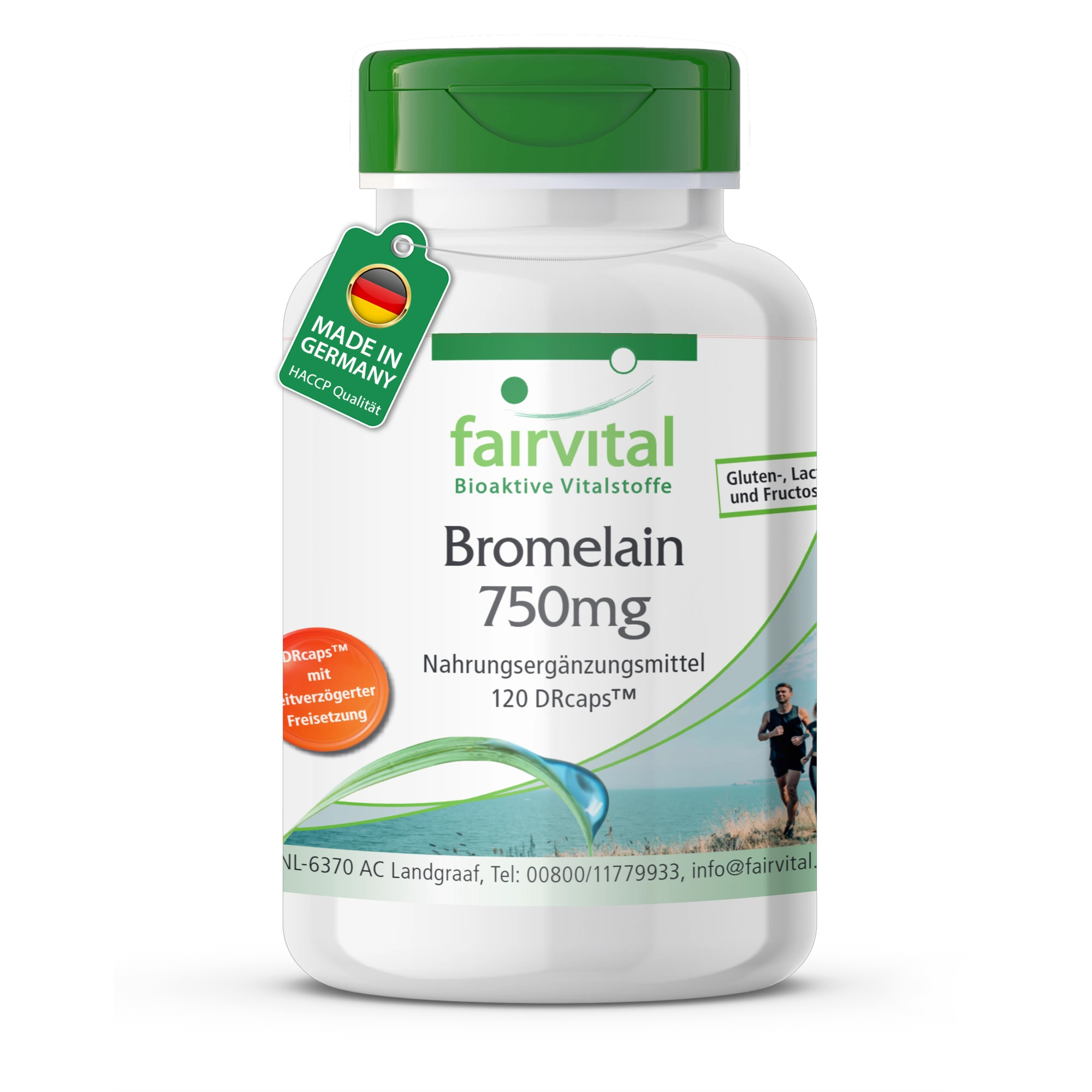 Bromelina 750mg - 120 DRcaps® - 120 DRcaps