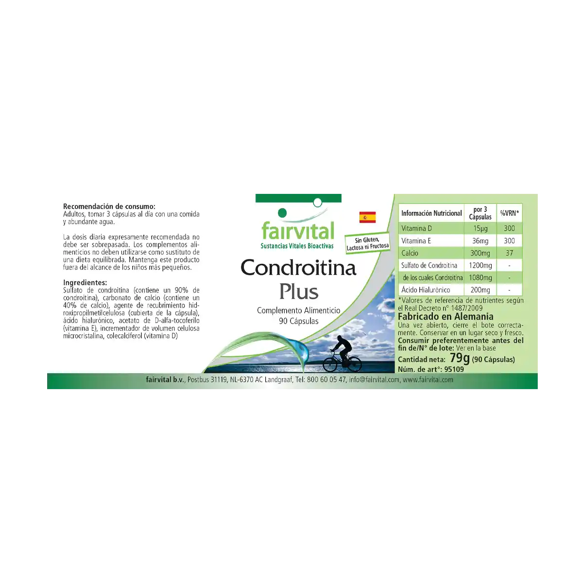 Condroitina Plus - 90 Cápsulas