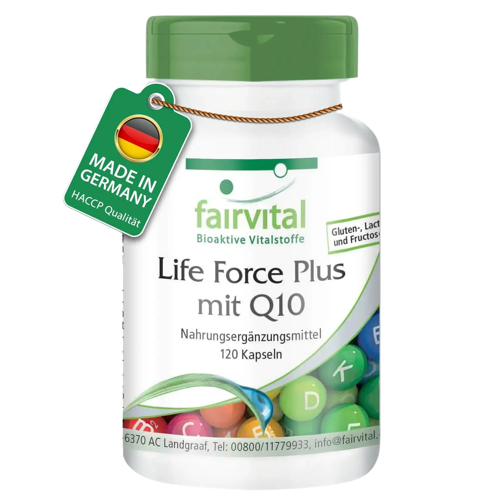 Life Force Plus with Q10 - 120 Capsules