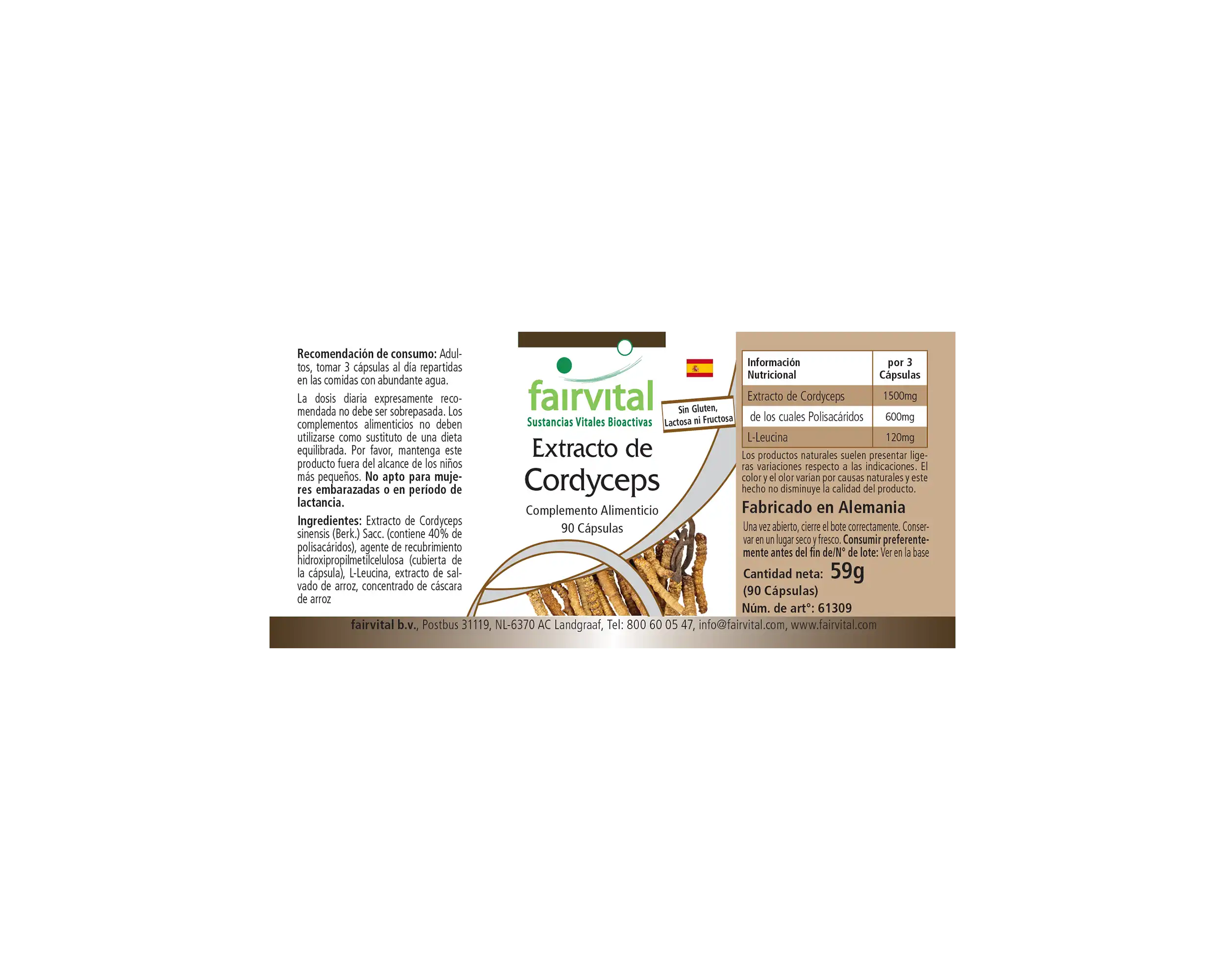 Cordyceps extract - 90 capsules Cordyceps extract - 90 capsules