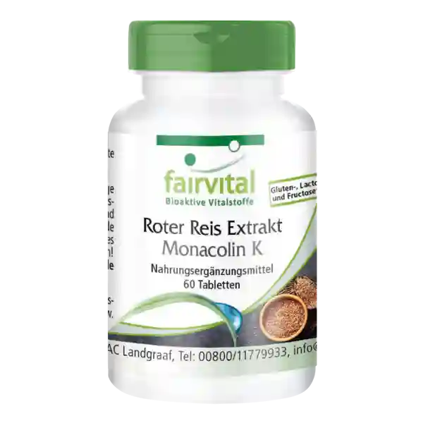 Red rice extract with 2.95 mg monacolin K 
