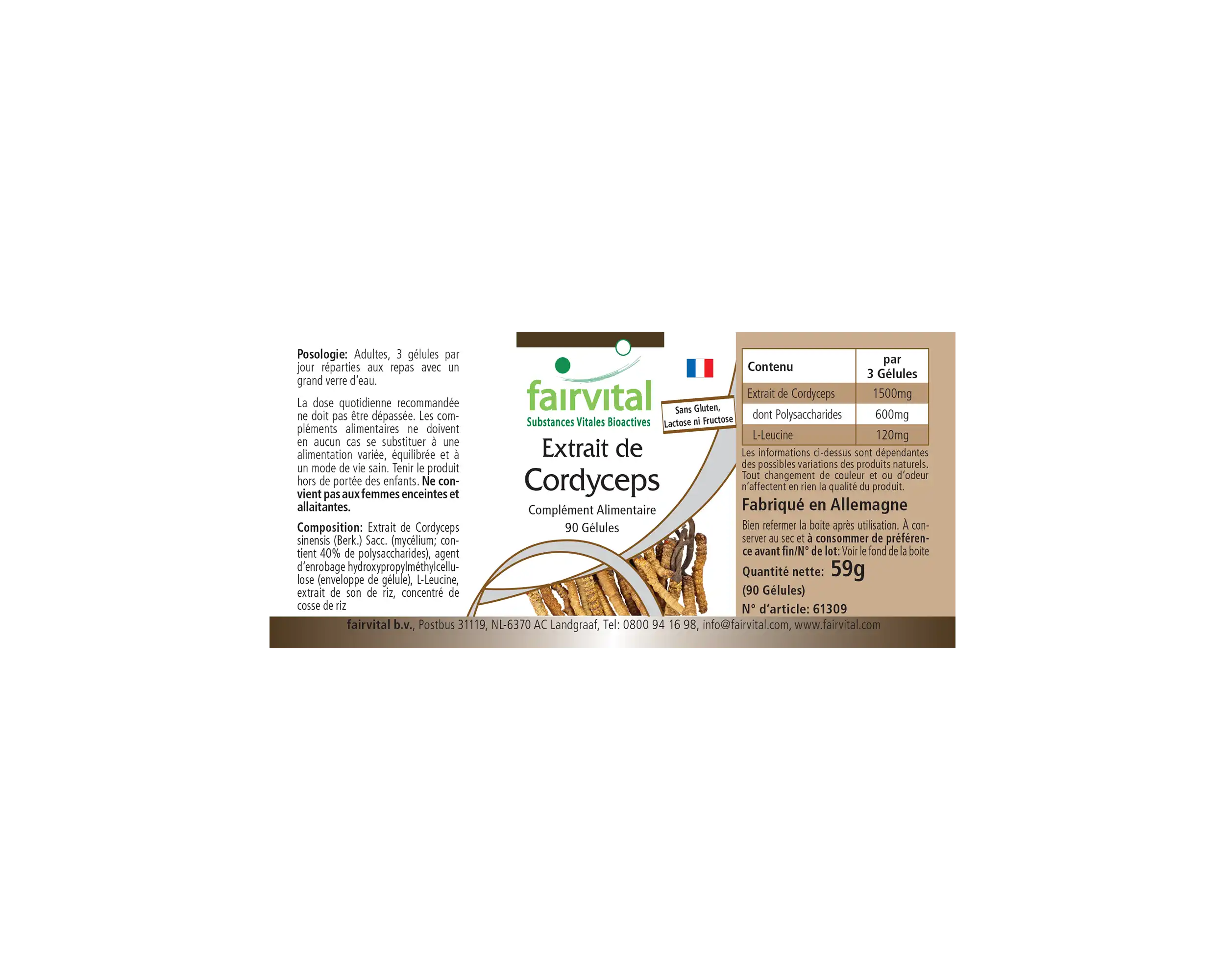 Cordyceps extract - 90 capsules Cordyceps extract - 90 capsules