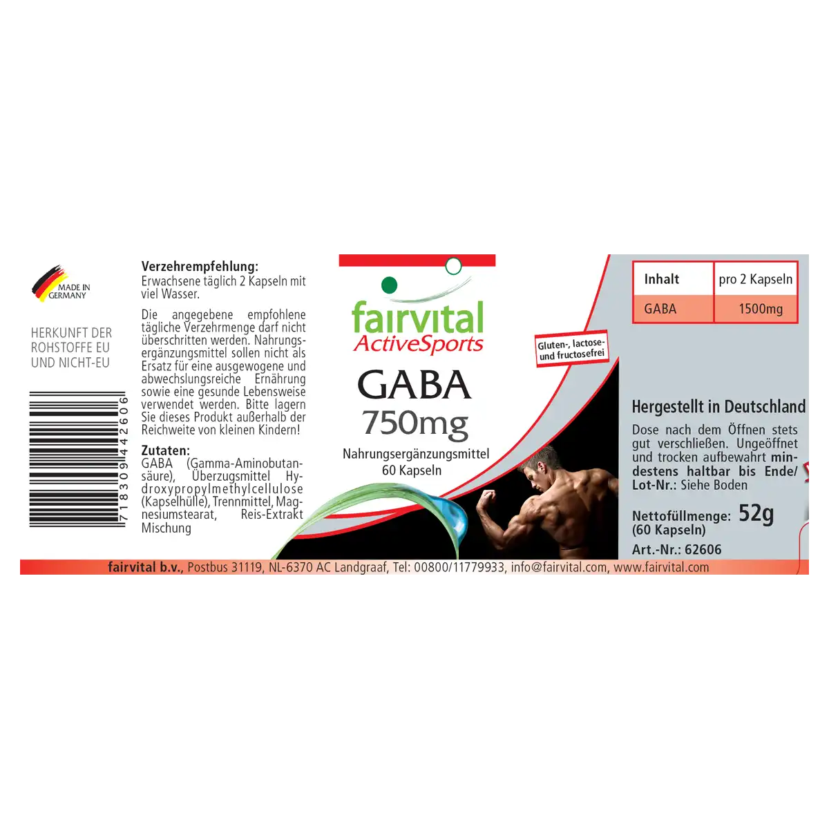 GABA 750MG – 60 Capsule GABA 750MG – 60 Capsule