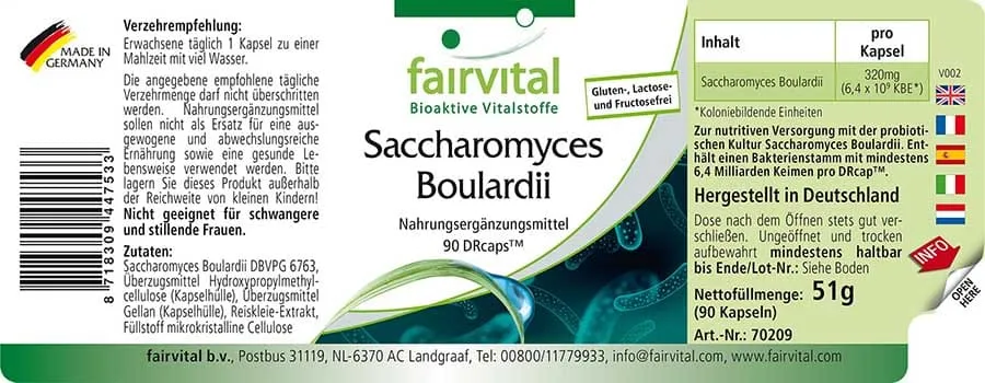 Saccharomyces boulardii - 90 DRcaps® Saccharomyces boulardii - 90 DRcaps®