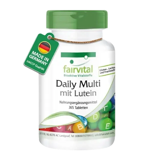 Daily Multi avec de la Lutéine - 365 comprimés