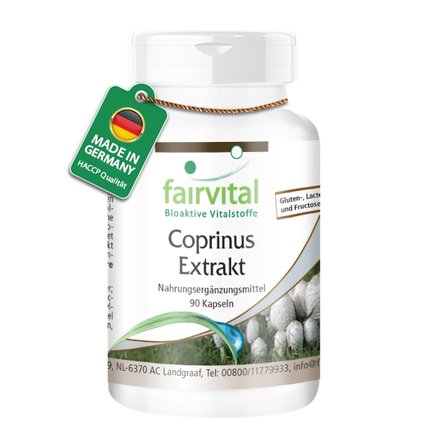 Coprinus Extract 500mg - 90 Capsules