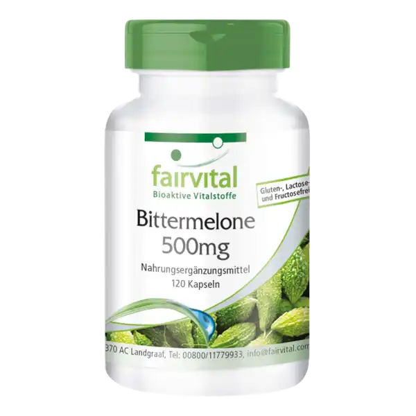 Bitter melon extract 500mg with chromium - 120 capsules