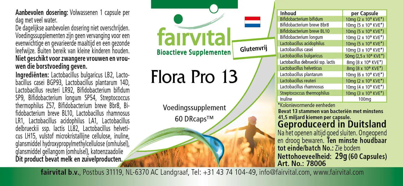 Flora Pro 13 - 60 DRcaps® Flora Pro 13 - 60 DRcaps®