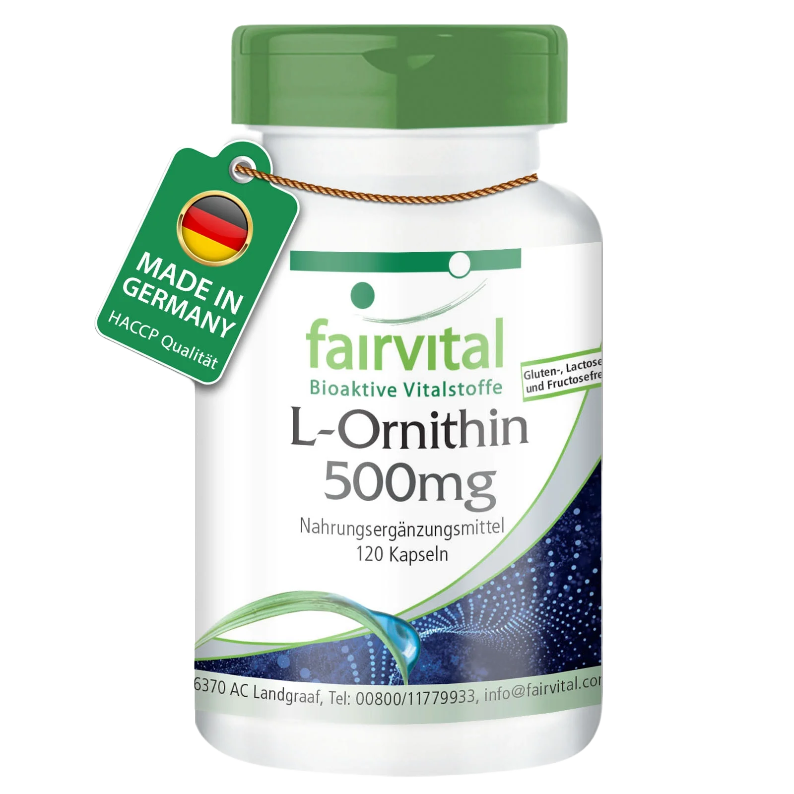 L-Ornitina 500 mg – 120 capsule L-Ornitina 500 mg – 120 capsule