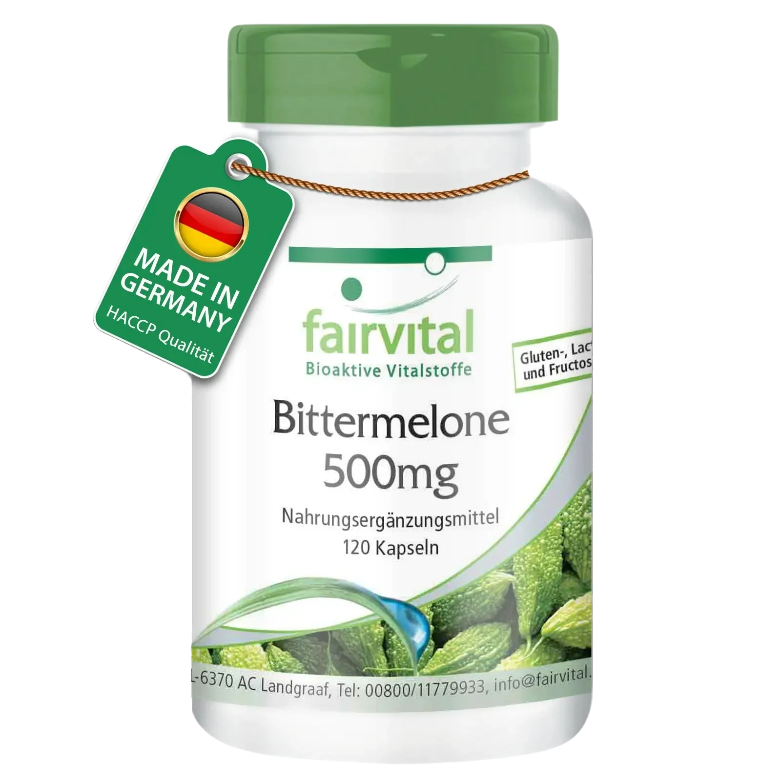 Bitter melon 500mg with chromium - 120 capsules - Sale - MHD 05/25