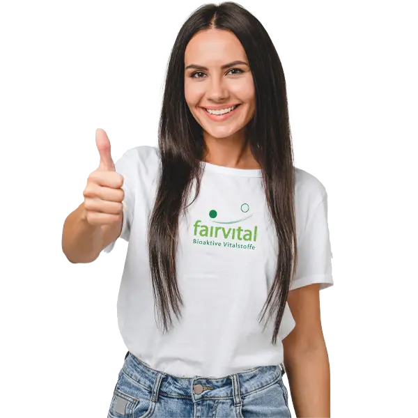 Frau mit Fairvital Produkt