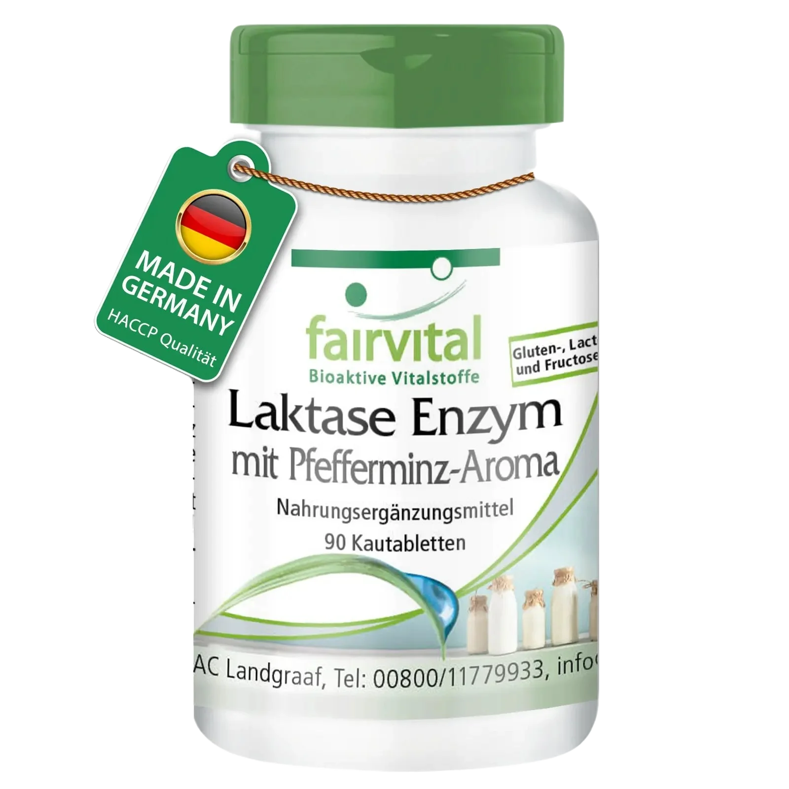 Lactase Enzyme - 90 chewable tablets