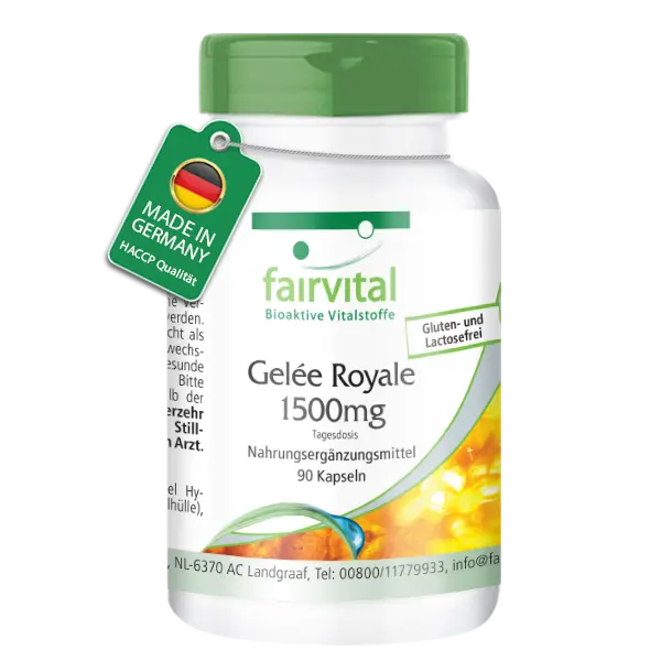 Royal Jelly Extract 1500mg - 90 Capsules