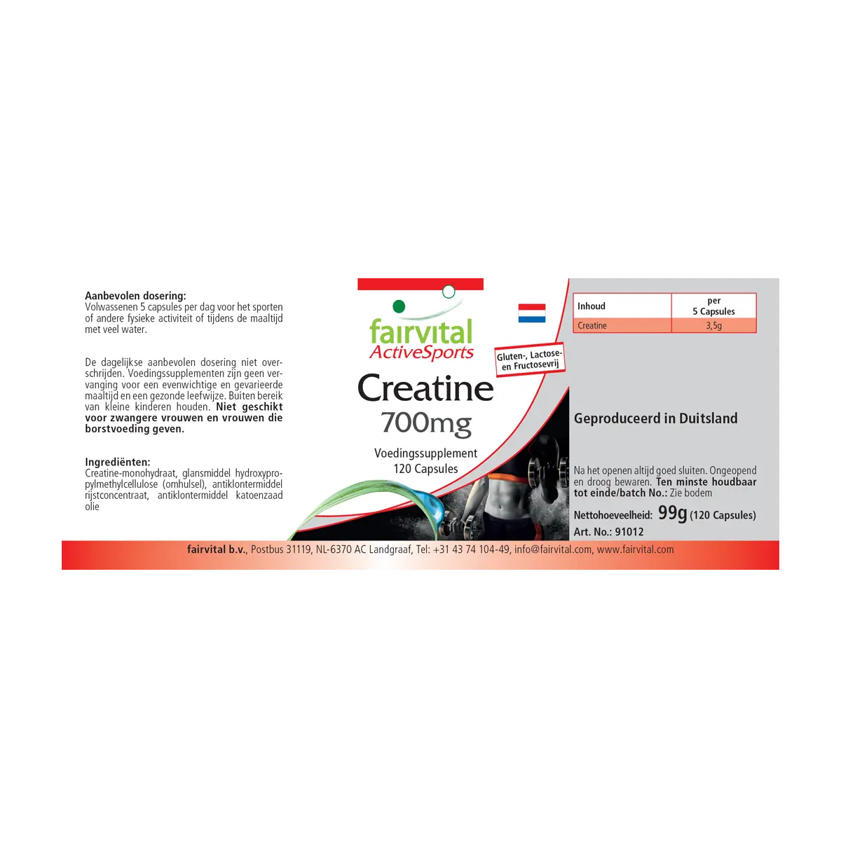 Creatina 700 mg - 120 capsule Creatina 700 mg - 120 capsule
