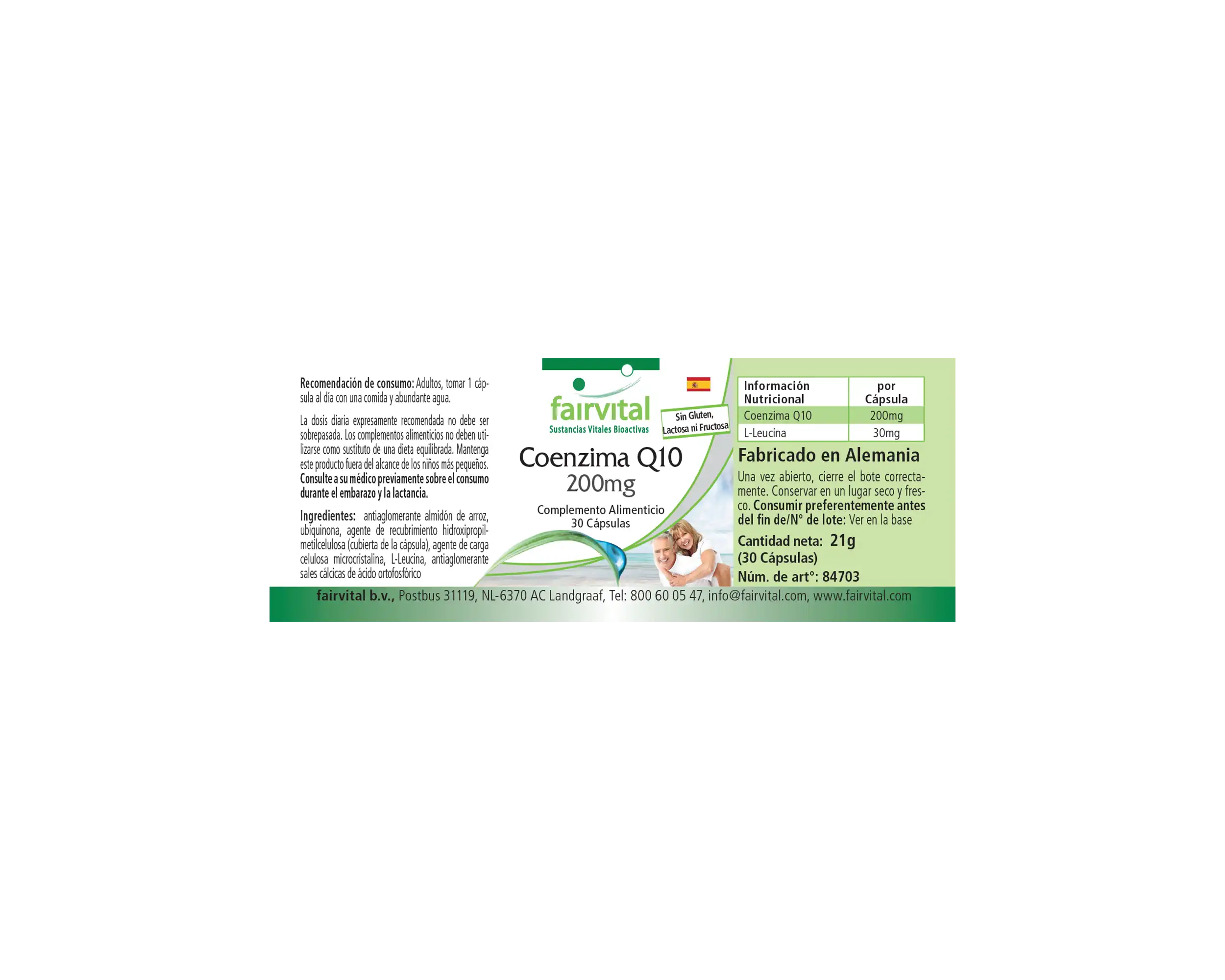 Coenzyme Q10 200mg - 30 capsules