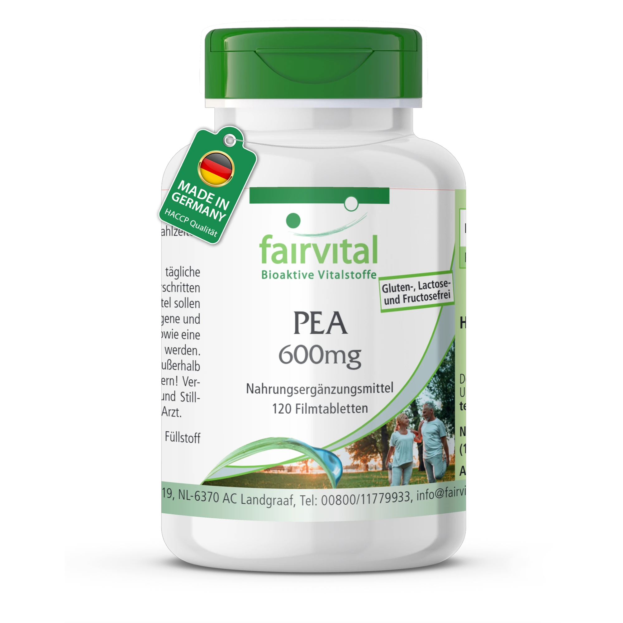 PEA 600mg - 120 Filmtabletten - vegan | Fairvital