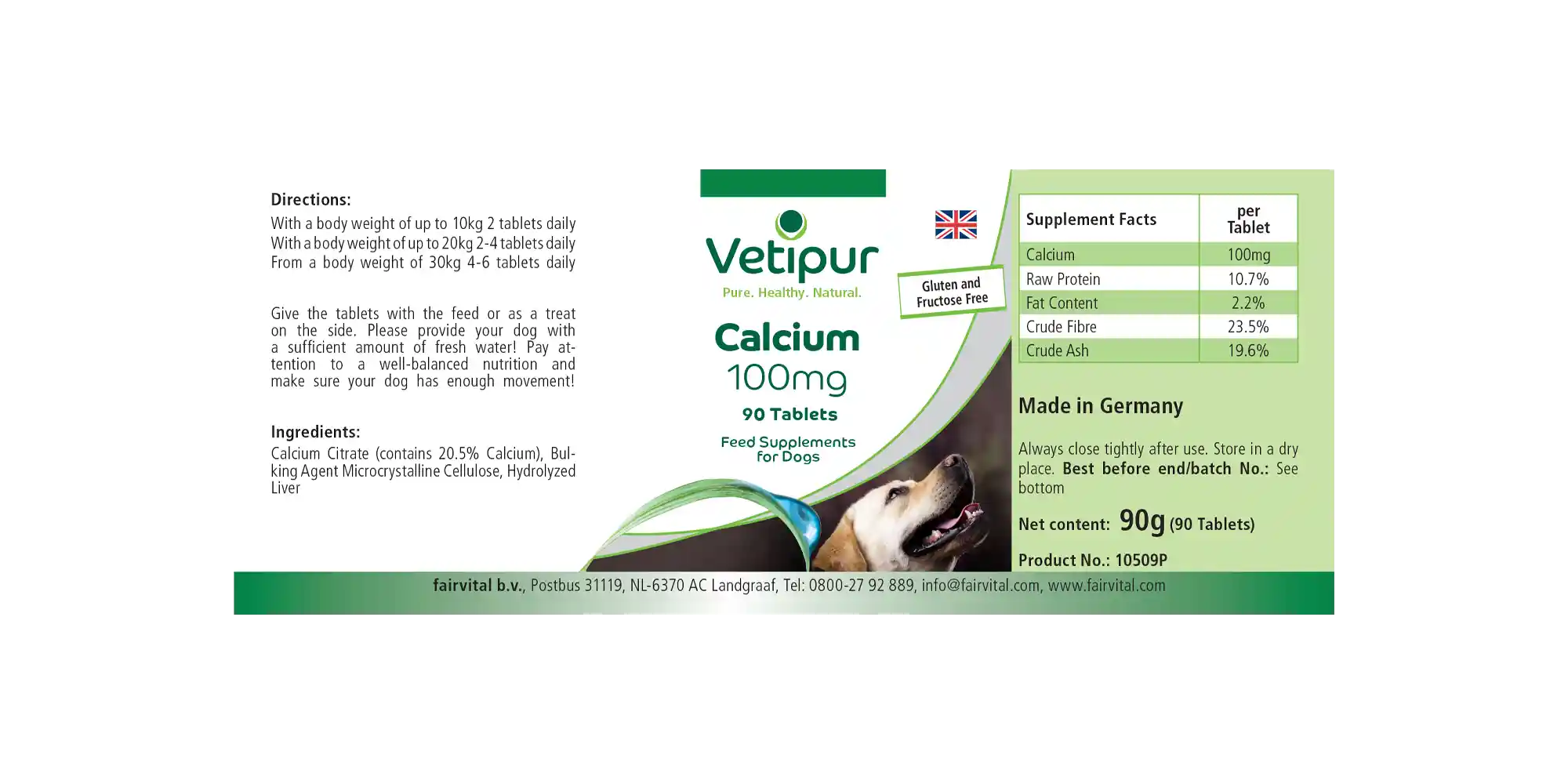 Calcium 100mg à partir de citrate de calcium - 90 comprimés Calcium 100mg à partir de citrate de calcium - 90 comprimés