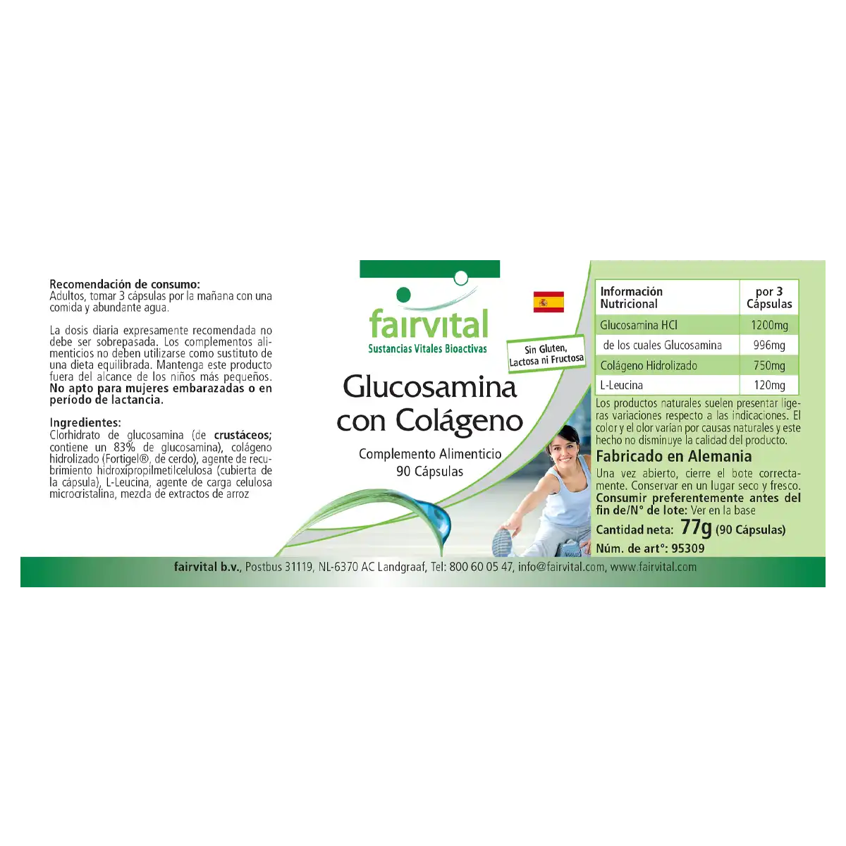 Glucosamina con Collagene – 90 Capsule