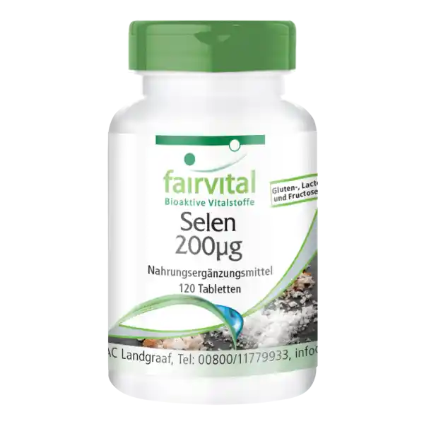 Selenium 200µg from selenomethionine - 120 tablets