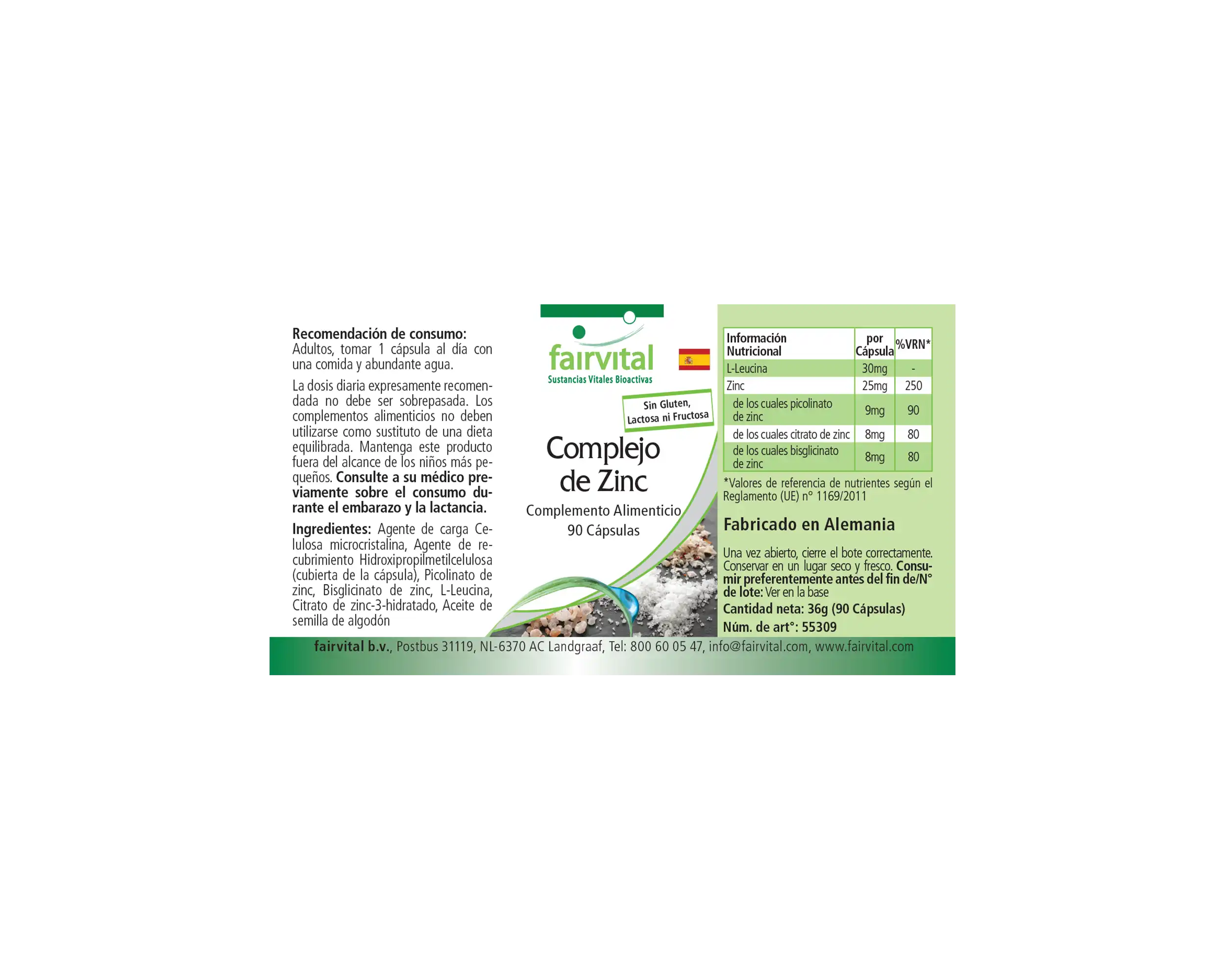 Zinc Complex 25mg