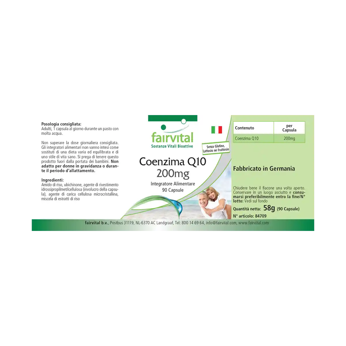 Co-Enzym Q10 200mg - 90 Kapseln