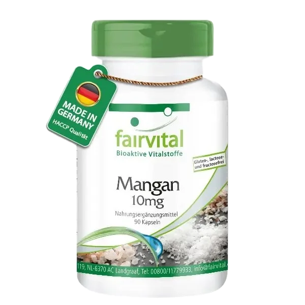 Manganese 10mg - 90 capsule Manganese 10mg - 90 capsule