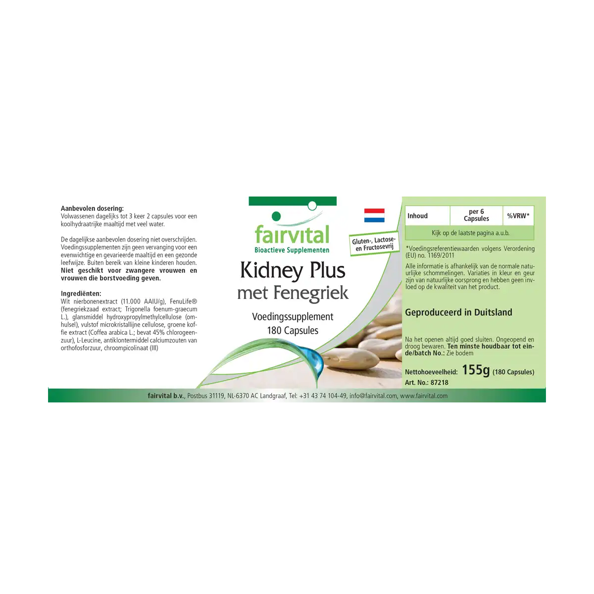 Kidney Plus Carb Blocker - 180 Capsules Kidney Plus Carb Blocker - 180 Capsules
