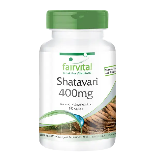 Shatavari 400mg - 180 capsules