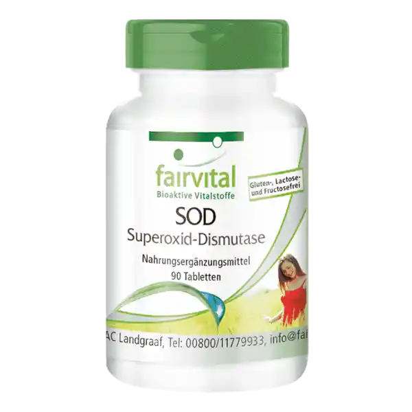 SOD Superóxido-Dismutasa - 90 comprimidos