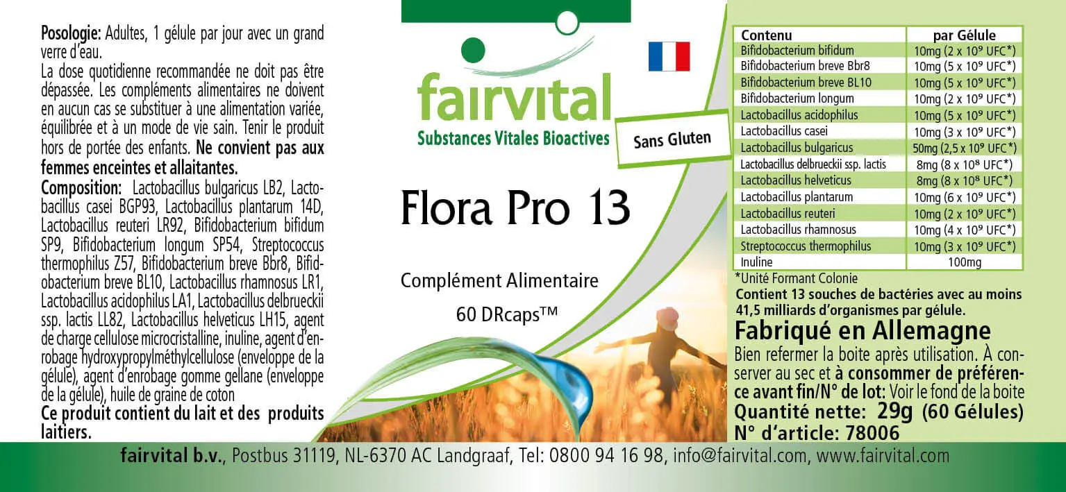 Flora Pro 13 - 60 DRcaps® Flora Pro 13 - 60 DRcaps®