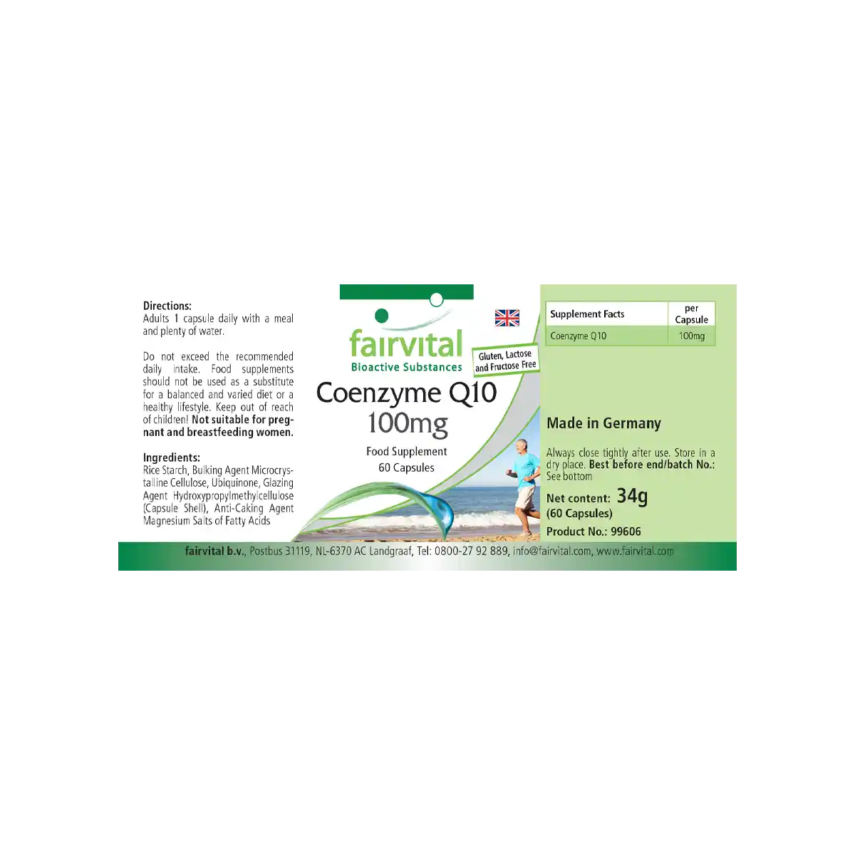 Coenzyme Q10 100mg - 60 capsules Coenzyme Q10 100mg - 60 capsules