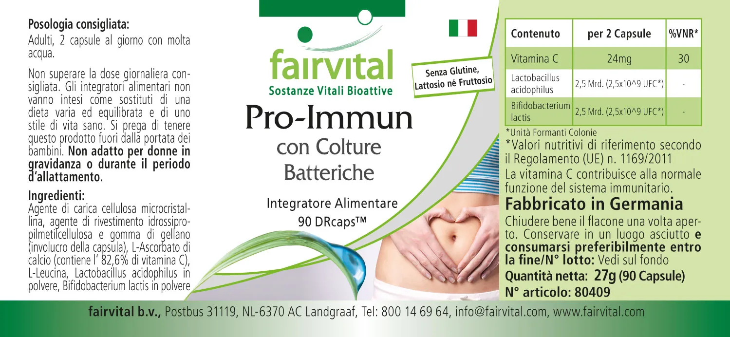 Pro Immun avec cultures bactériennes - 90 DRcaps® Pro Immun avec cultures bactériennes - 90 DRcaps®