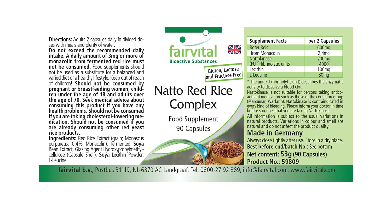 Natto Red Rice Complex Natto Red Rice Complex