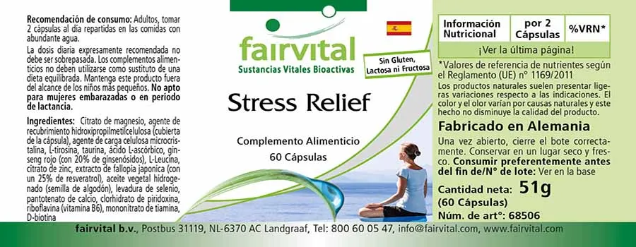 Stress Relief - 60 Capsules Stress Relief - 60 Capsules