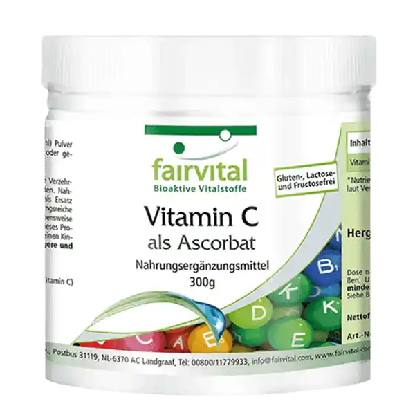Vitamin C Pulver als Ascorbat