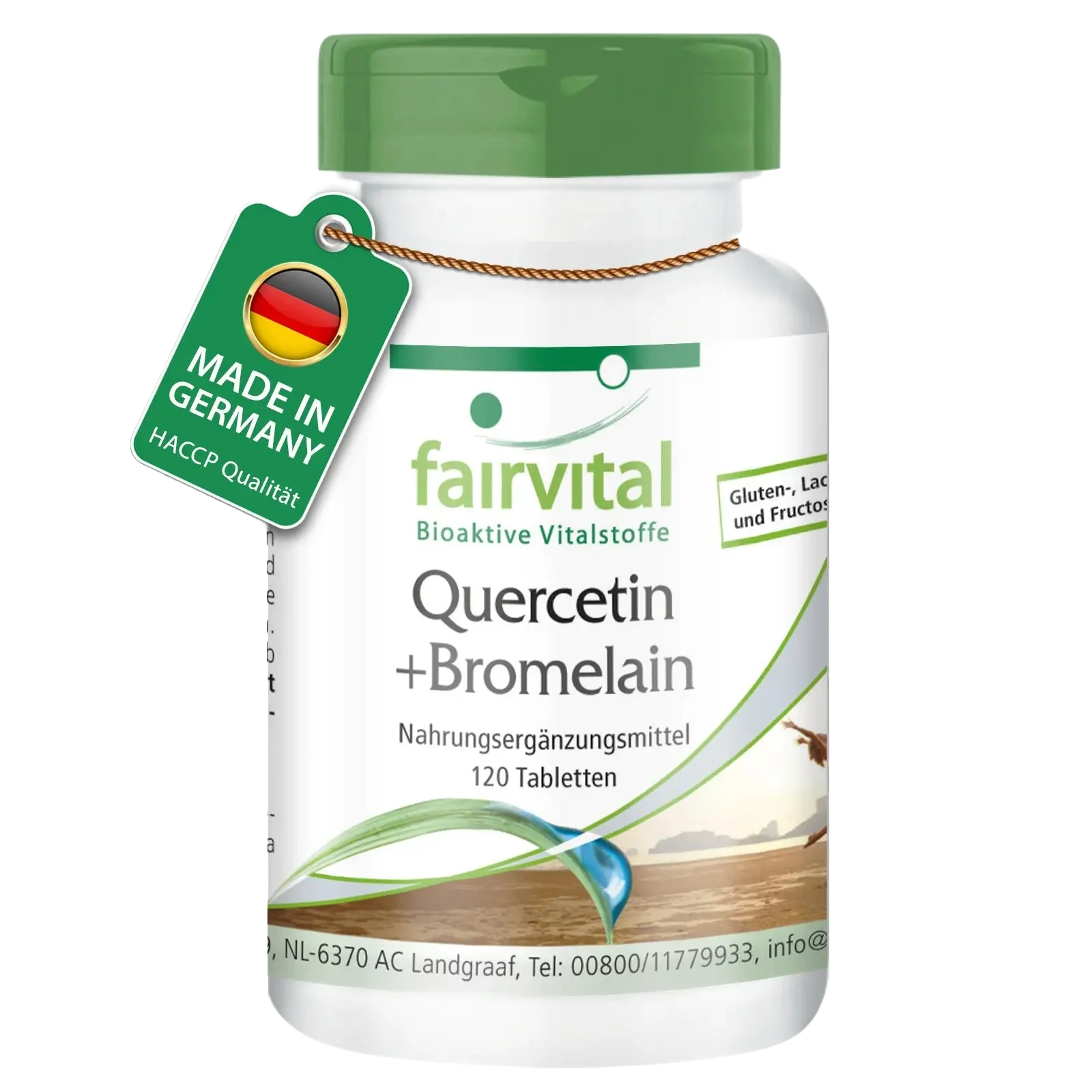 Quercetin plus Bromelain - 120 Tabletten