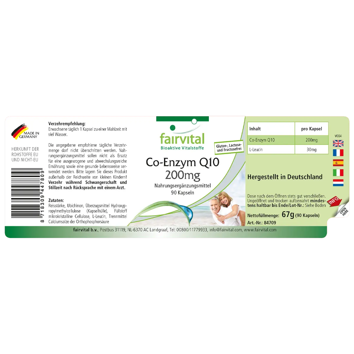 Co-Enzym Q10 200mg - 90 Kapseln