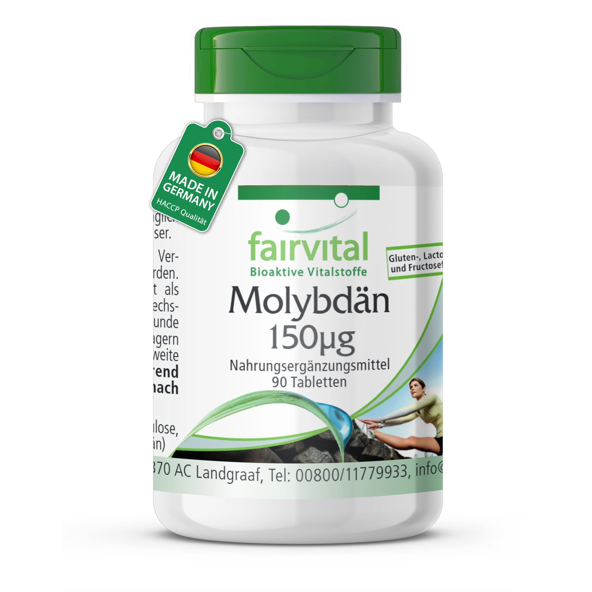 Molybdenum 150µg - 90 Tablets