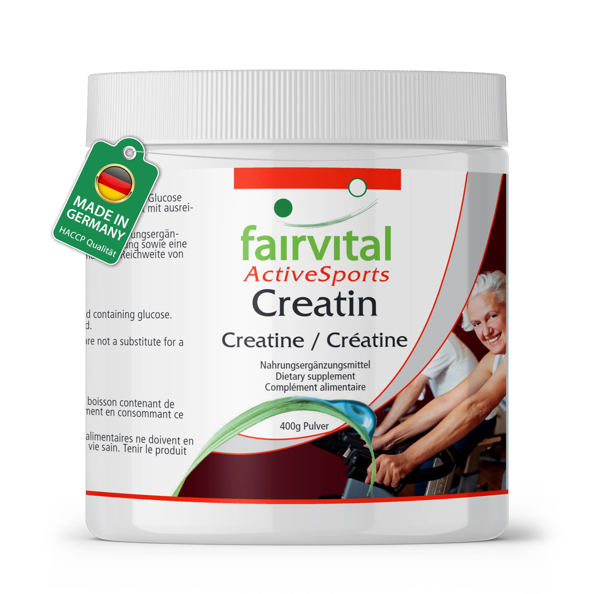 Creatina pura en polvo - 400g