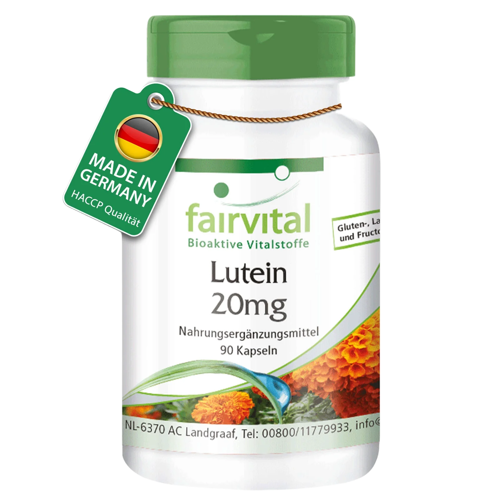 Lutein 20mg mikroverkapselt