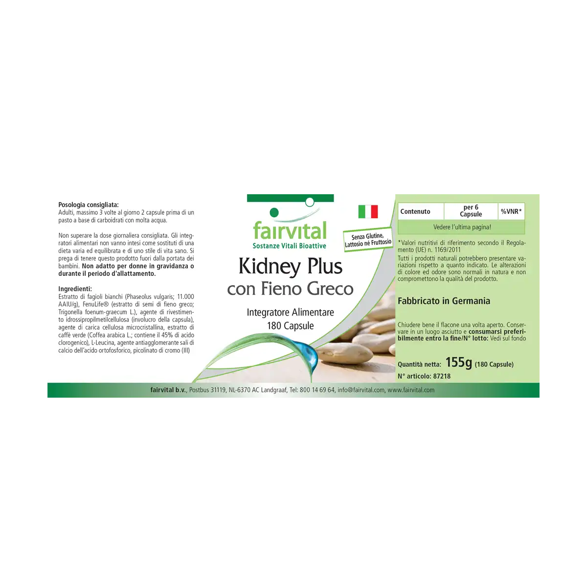 Kidney Plus Carb Blocker - 180 Capsules Kidney Plus Carb Blocker - 180 Capsules