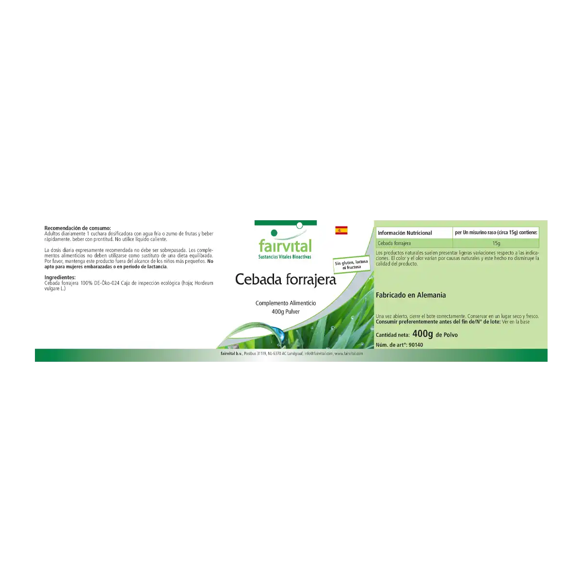 Barley Grass Powder 400g Barley Grass Powder 400g